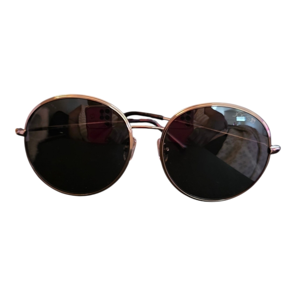 Joe's Jeans Round Gold-Framed Sunglasses